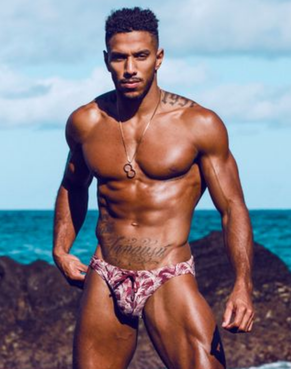 V20 Signature Print Swimwear - Hawaiian Night-thumbmail-8