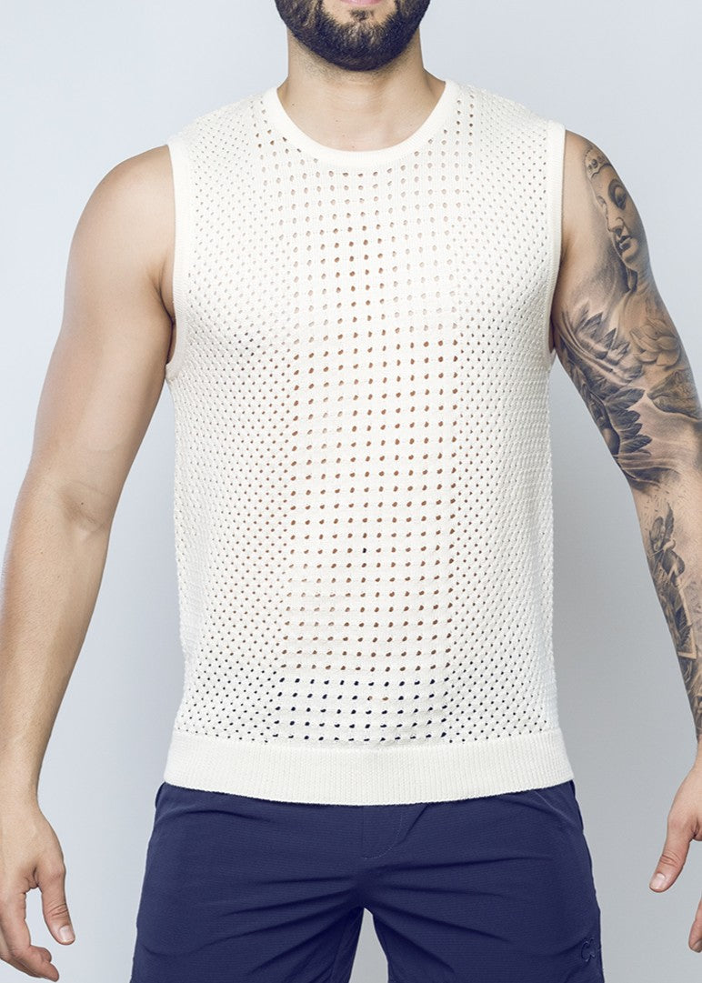 Riviera Singlet - Beige-thumbmail-4