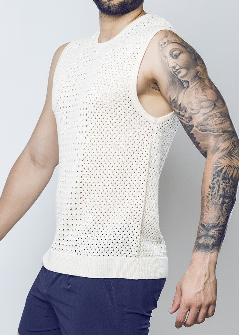 Riviera Singlet - Beige-thumbmail-5