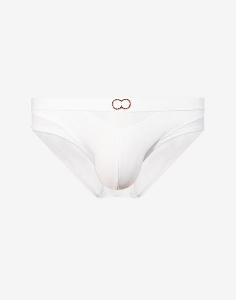 BLK Label No.6 Swim Brief - White – 2EROS