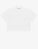 Cropped Linen Shirt - White