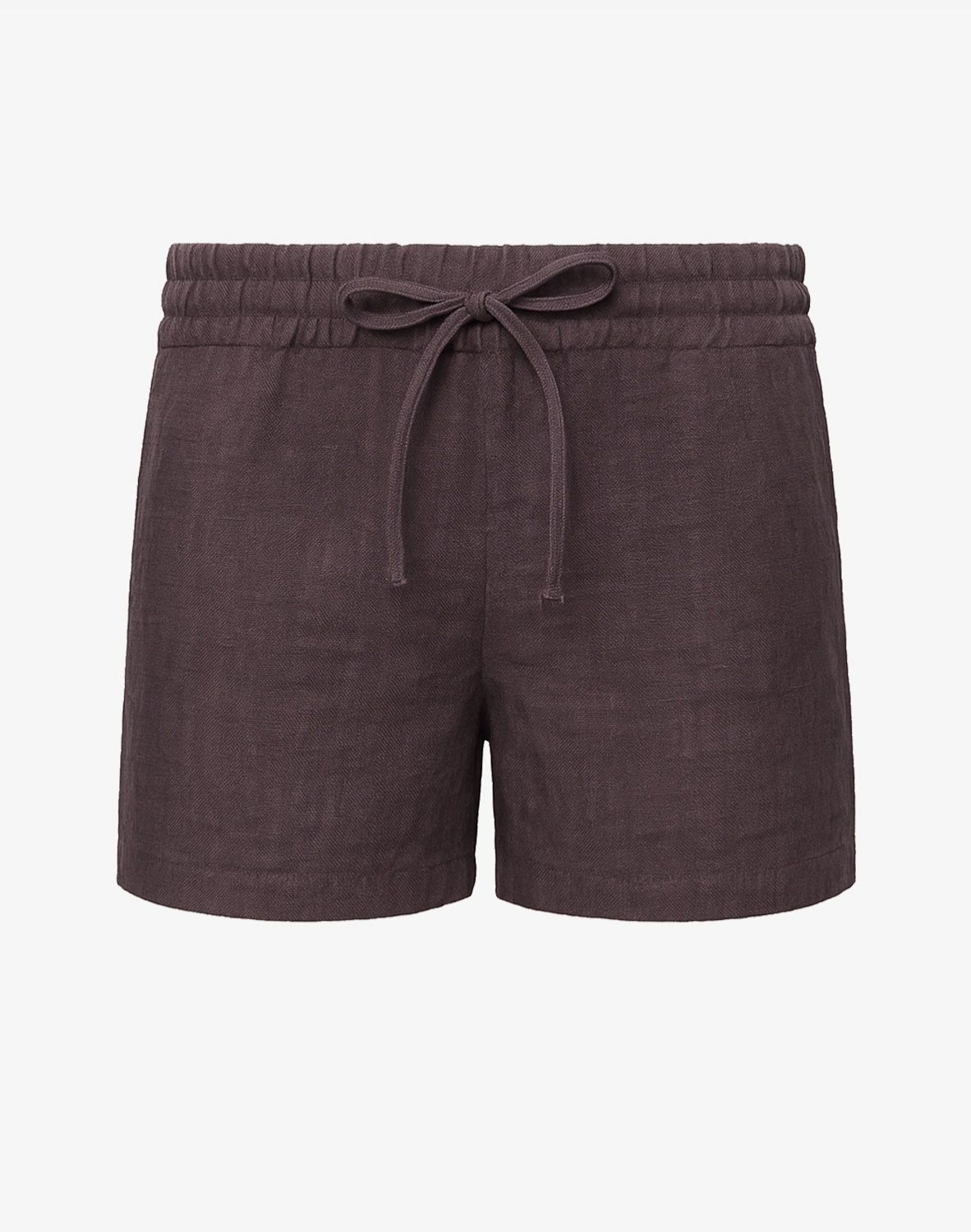 Breezy 6” Classic Linen Shorts - Dark Gray