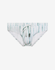 V30 Printed Swim Brief - Oceanus Blue