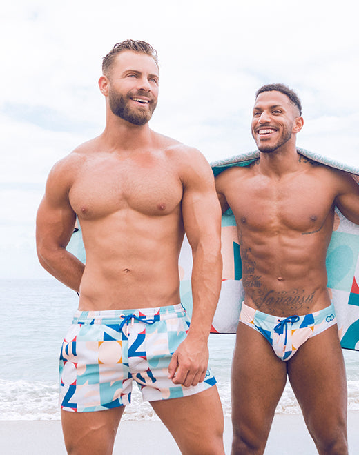 Printed Bronte Shorts - Insignia Turquoise