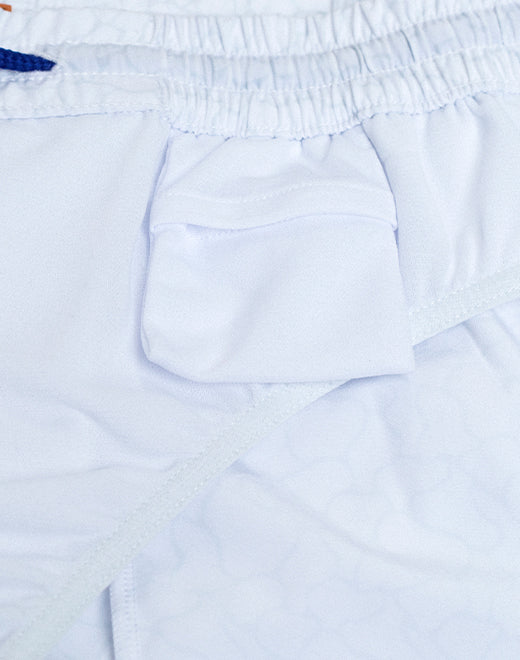 Short de bain imprimé S50 - Seascape Blanc 