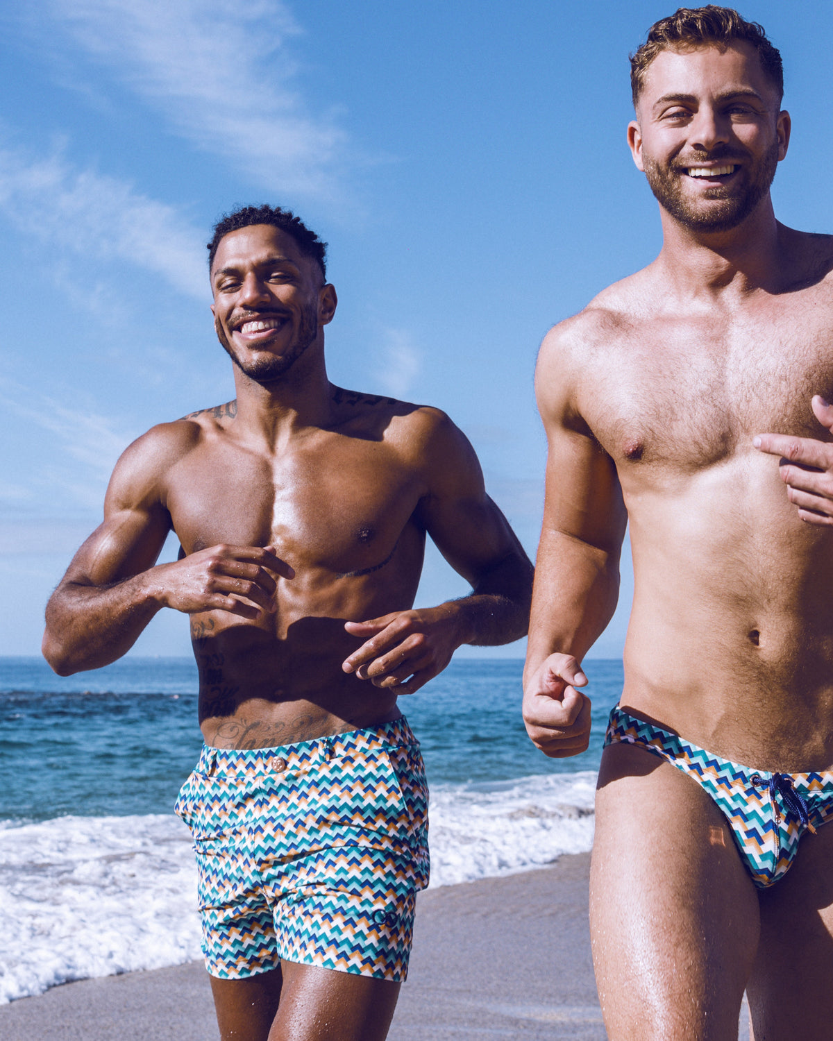 Printed Bondi Shorts - Chevy Blue-thumbmail-11