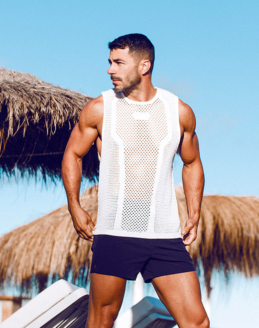 Amalfi Singlet - White-thumbmail-7
