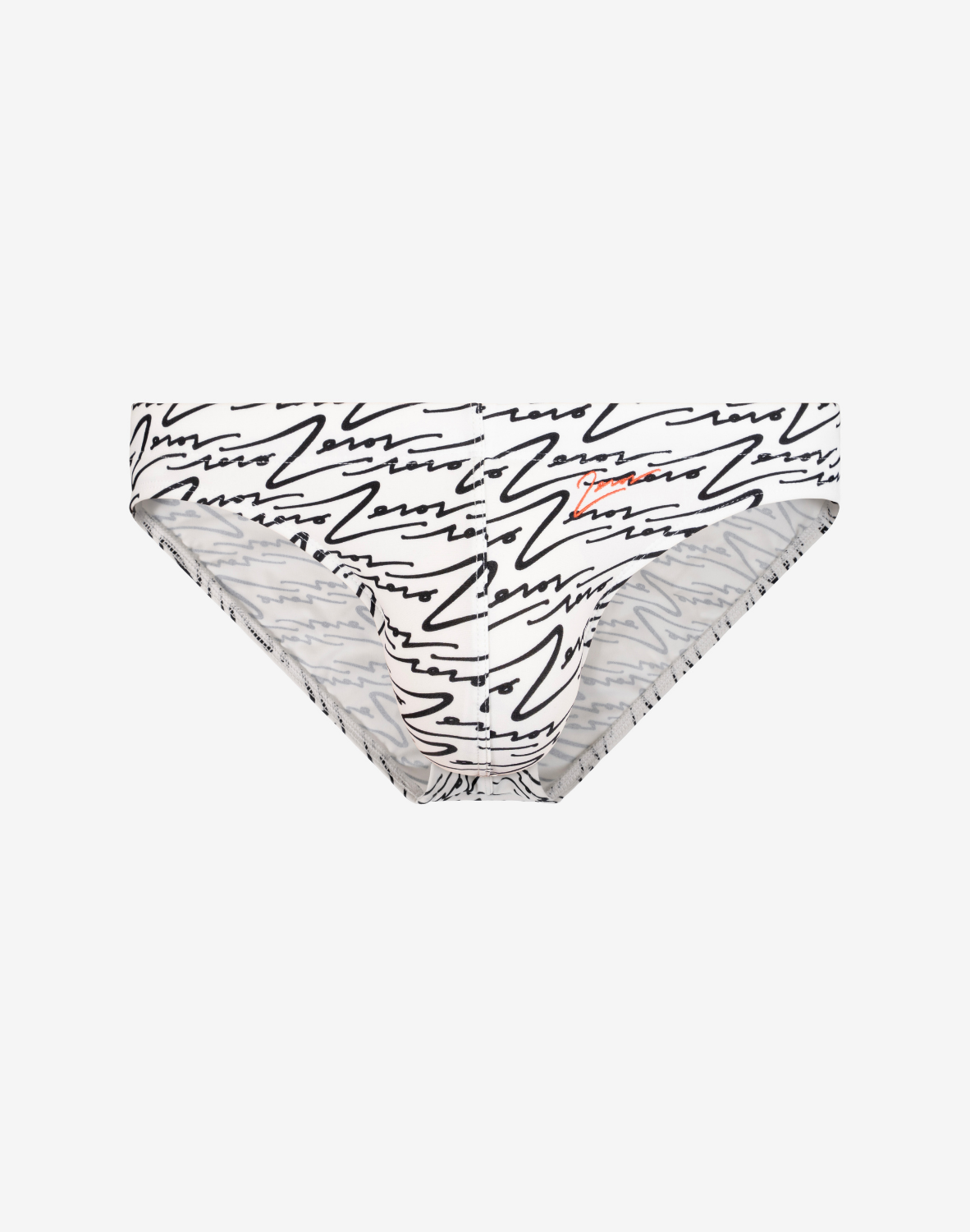 V20 Printed Swim Briefs - Signature White