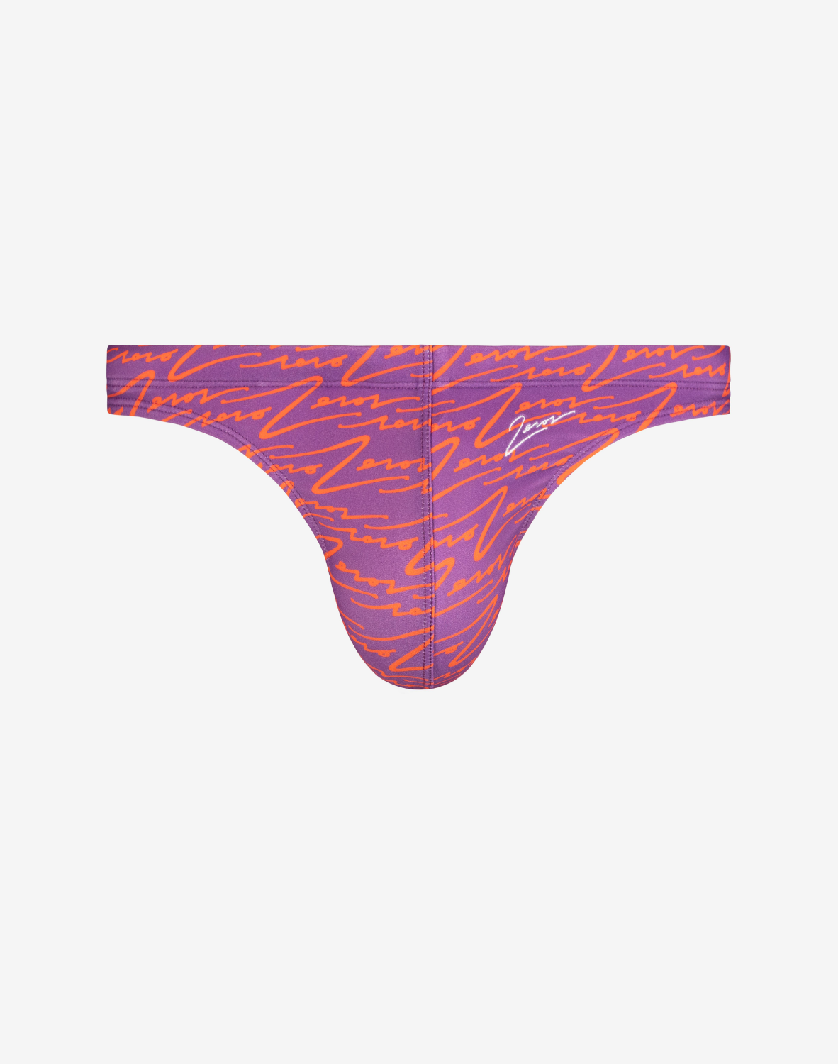 V80 Printed Swim Thong - Signature Purple