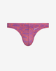 V80 Printed Swim Thong - Signature Purple