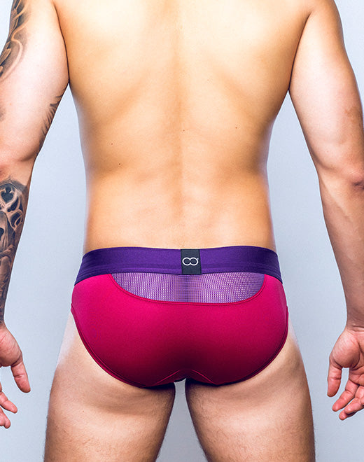 AKTIV Cronus Brief Underwear - Beet Red