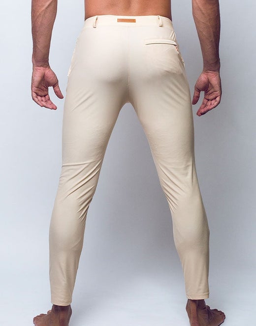 Cream Bondi Cropped Pant, Men's Pants