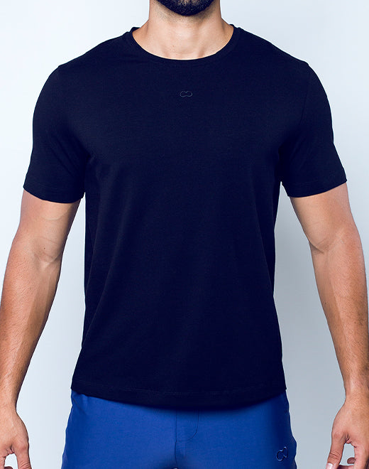 T21 Peruvian Cotton Crewneck T-Shirt - Black – 2EROS