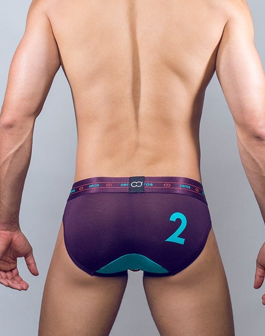 U21 2-Series Brief Underwear - Wine - 2EROS