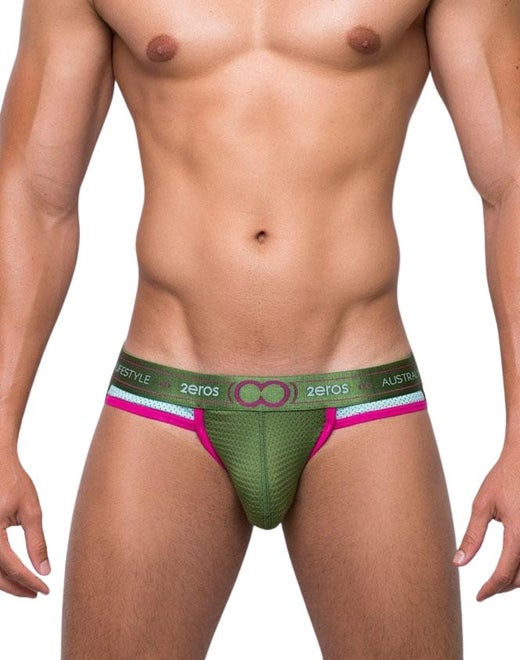 U93 Aeolus Jockstrap Underwear - Green Gale - 2EROS