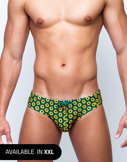 V10 Print Swimwear - Bauhaus Gold - 2EROS