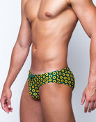 2EROS Swimwear V10 Print Swimwear - Bauhaus Gold