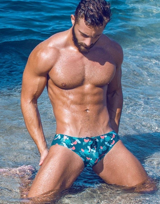 V10 Print Swimwear - Monstera - 2EROS