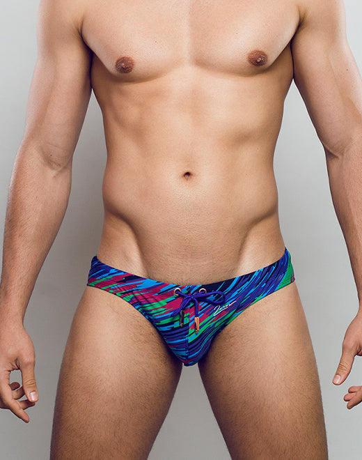 V20 Signature Print Swimwear Flash Green – 2EROS