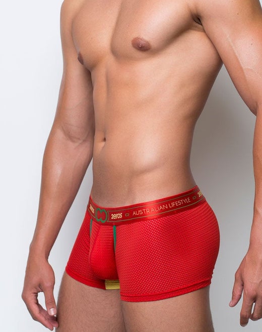U31 Aeolus Trunk Underwear - Red Tempest - 2EROS